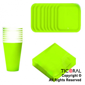 KIT DESCARTABLE POLIPAPEL AMARILLO FLUO X 1